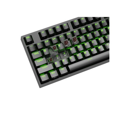 Genesis | Black | Mechanical Gaming Keyboard | THOR 404 TKL RGB | Mechanical Gaming Keyboard | Wired | US | USB Type-A | 1005 g - 13